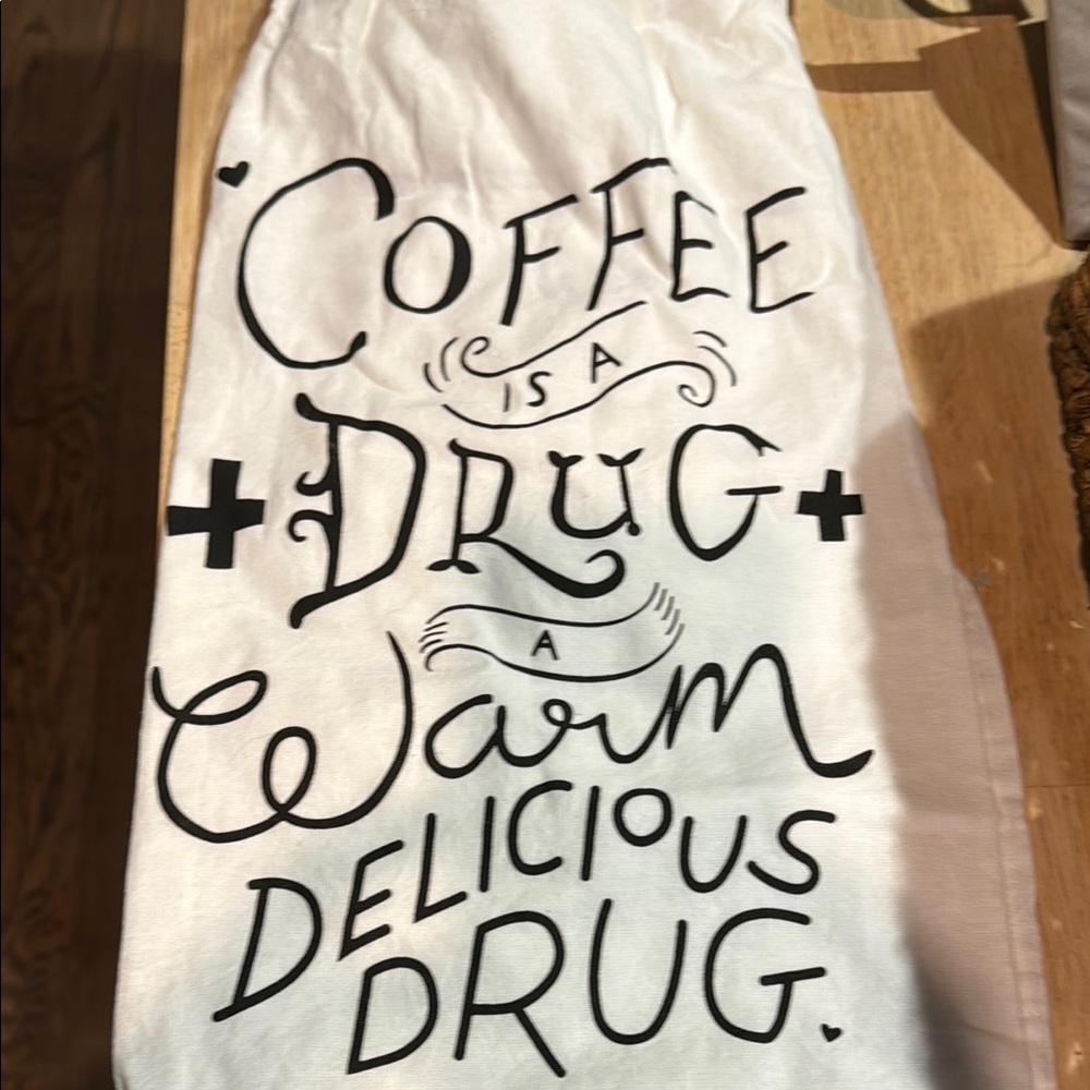 Primitives by Kathy White and Black Kitchen Towel